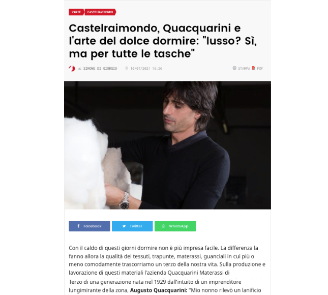 Articolo Picchio News - Luglio 2021